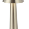 Brushed Nickel Saucer Lamp W 21.5 X D 21.5 X H 51.5 cm