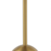 Brushed Brass Saucer Lamp W 21.5 X D 21.5 X H 51.5 cm